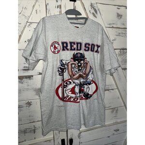 Vintage  1996 Boston Red Sox Tasmanian devil T Shirt L Fruit Of The Loom